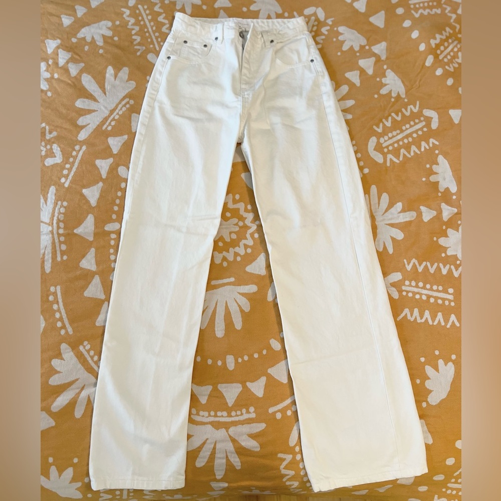 Grey Lab White Boyfriend Jeans